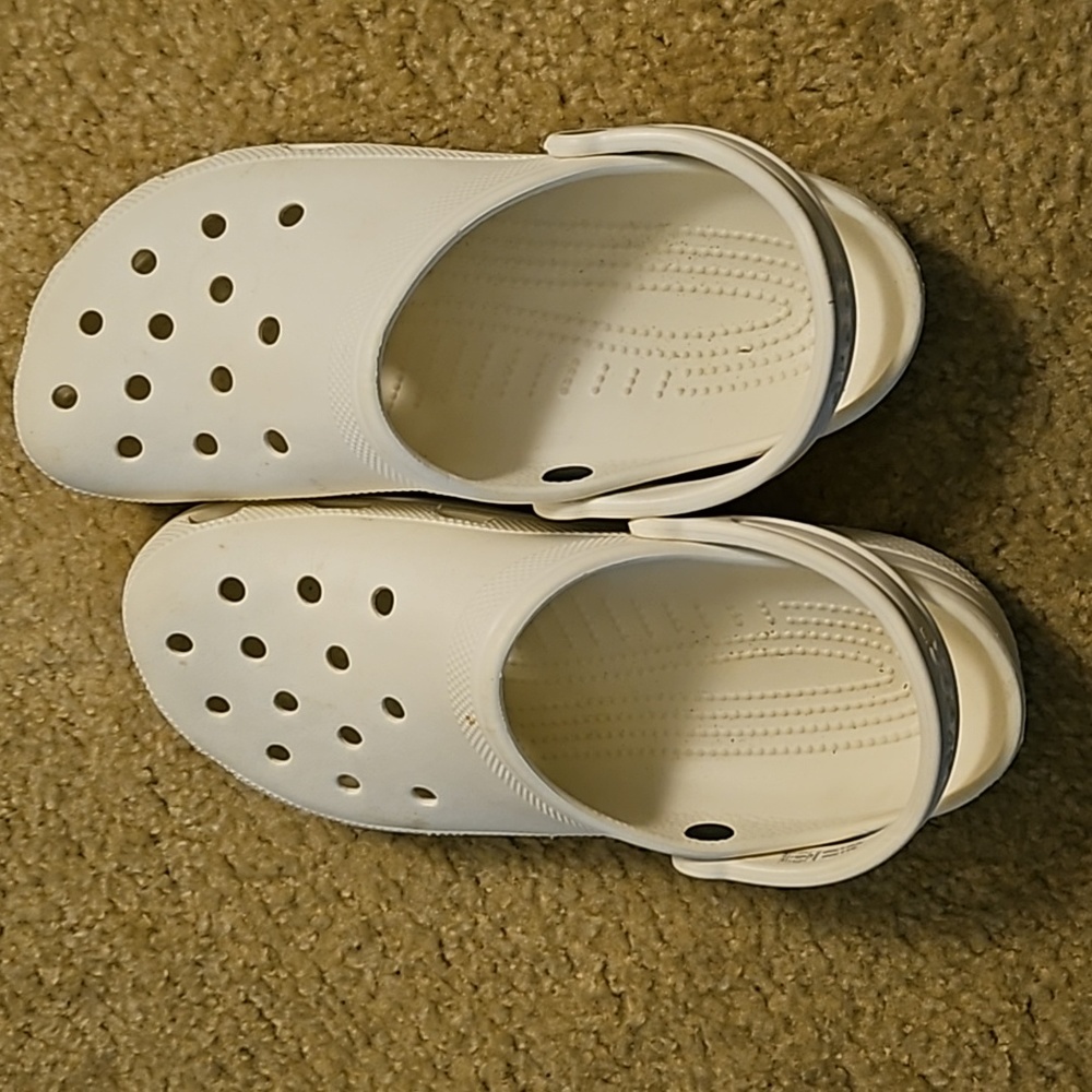 Size 11 Crocs white